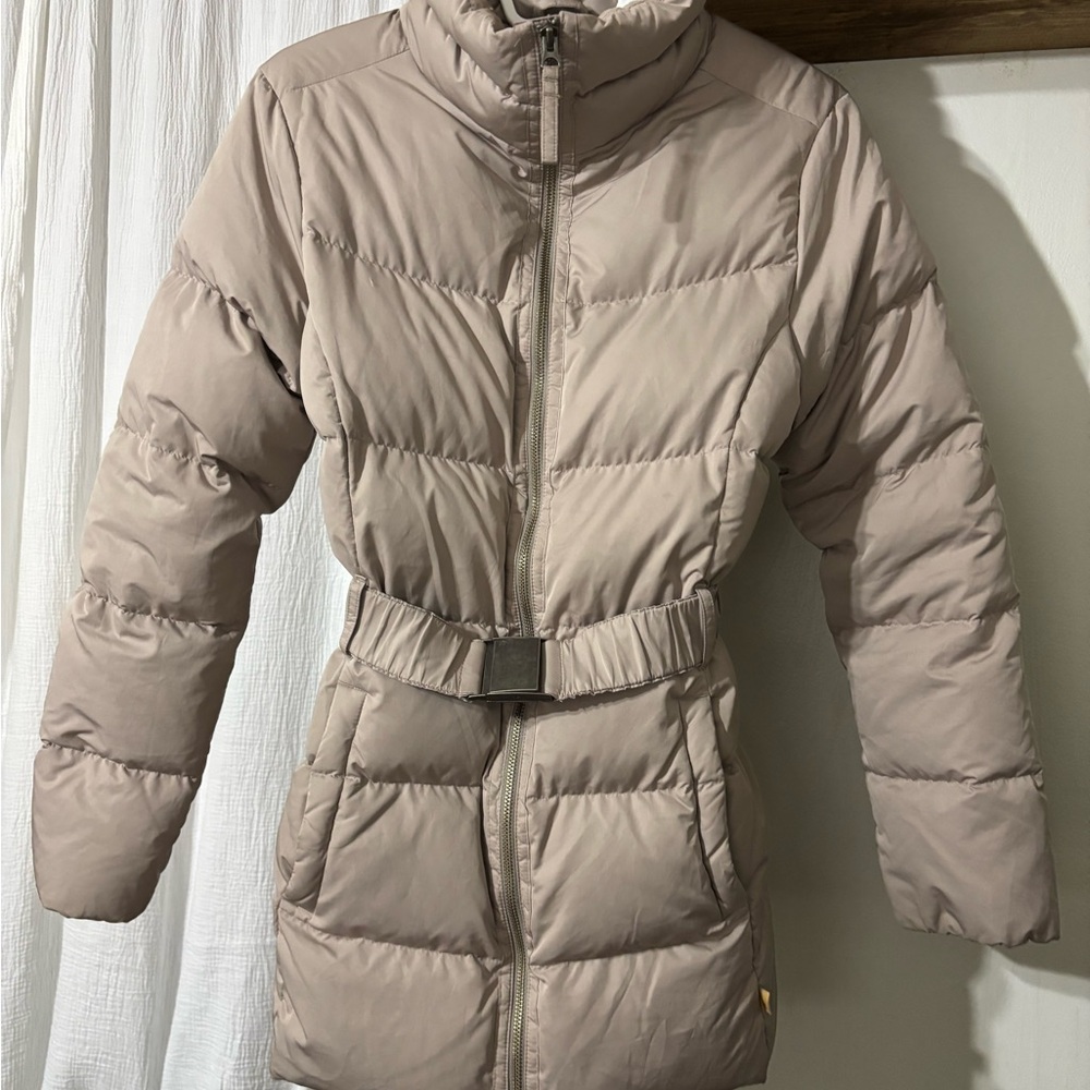 Timberland Women's light greyish tan Puffer Jacket